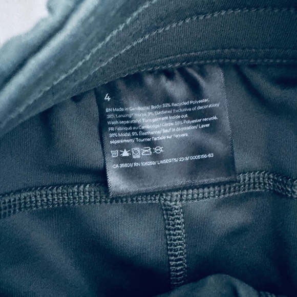 Lululemon Softstream pant Sage Green size 4 full length pull on - Picture 7 of 7